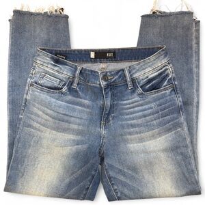 KUT from the Kloth Reese Ankle Straight Leg Jeans Women’s 6 Light Wash